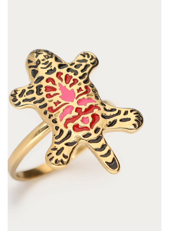 Mystic Ring met Luipaard Goud