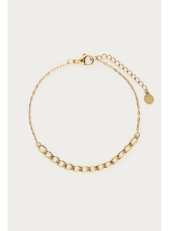 Bold Schakelarmband Goud