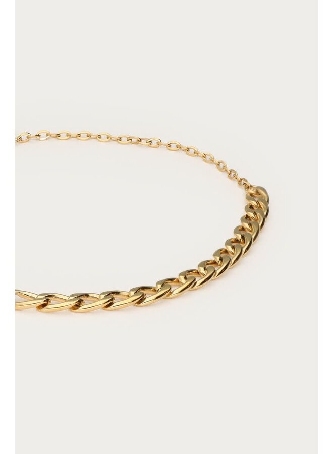 Bold Schakelarmband Goud