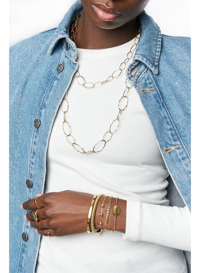 Bold Armband Rond Goud