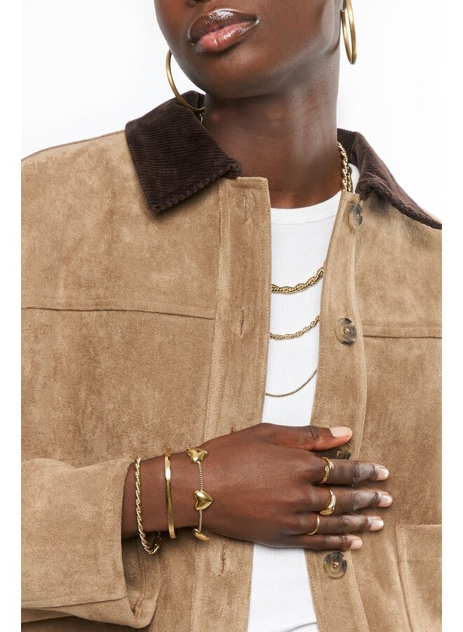 Bold Armband Gedraaid Goud
