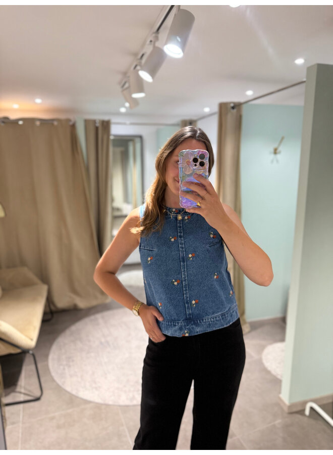 Penelope Flower Top