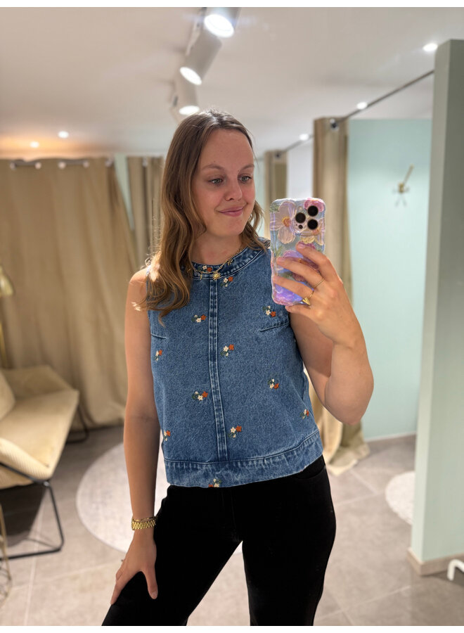 Penelope Flower Top