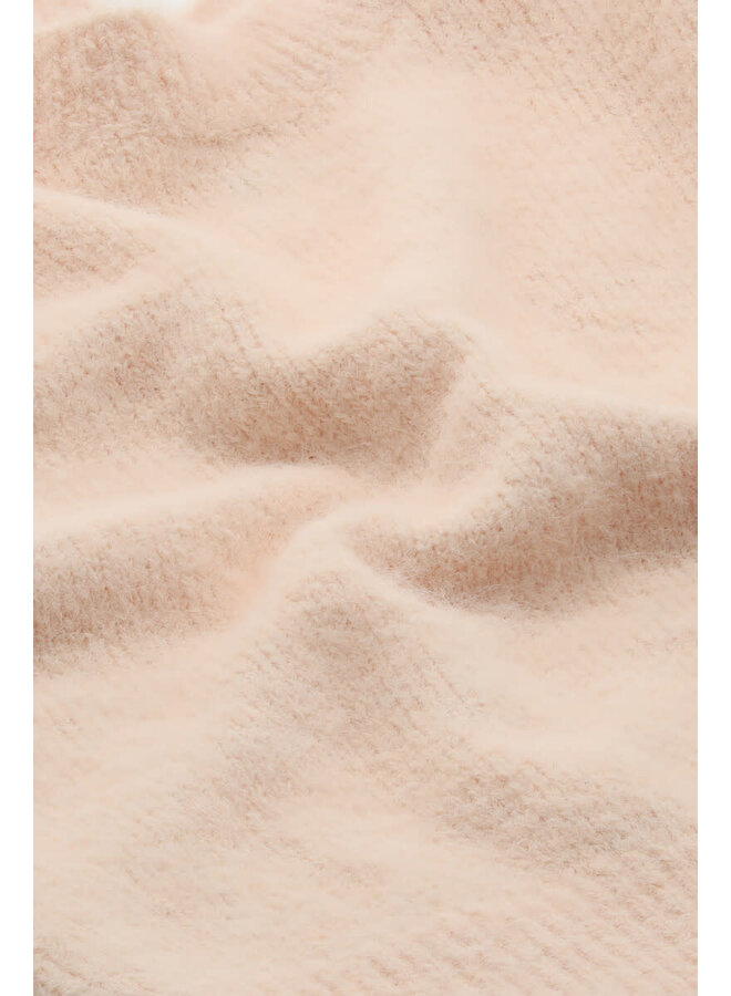 Peach Trui met Korte Mouwen