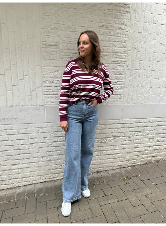 Gabriel Full Length Wide Jeans JD378-P