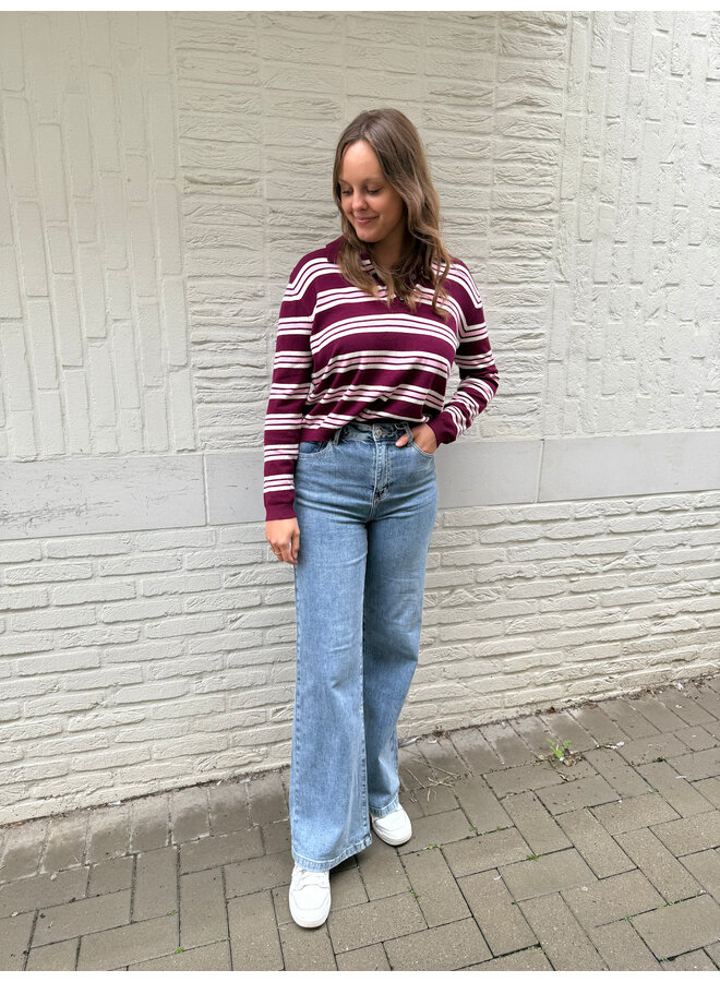 Gabriel Full Length Wide Jeans JD378-P