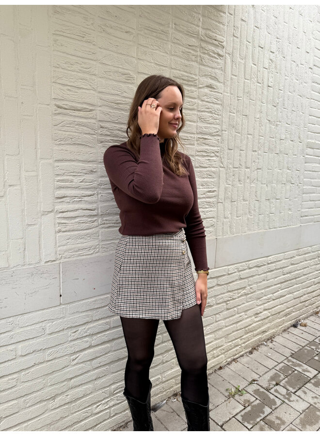 Axelle Basic Top Brown