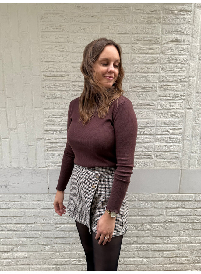 Axelle Basic Top Brown