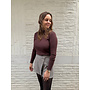 Axelle Basic Top Brown