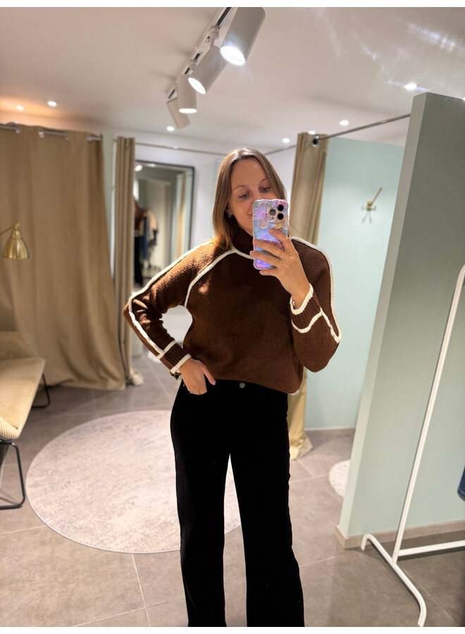 Fanny Knit Dark Brown