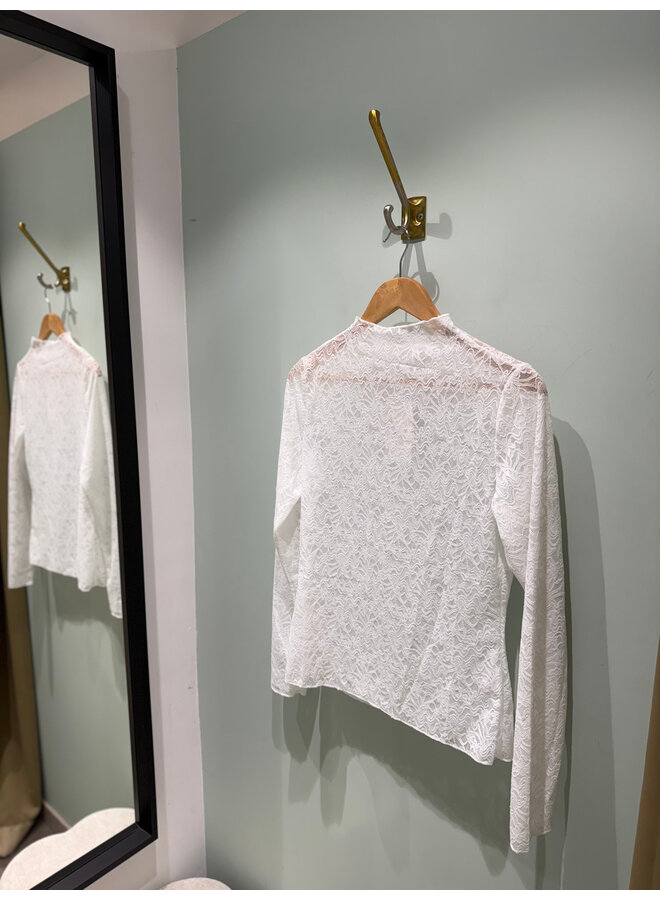 Luca Lace Top White