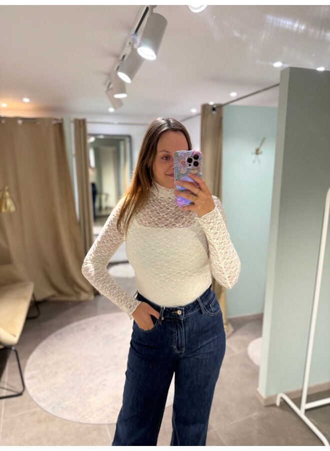 Lieselotte Lace Top Beige