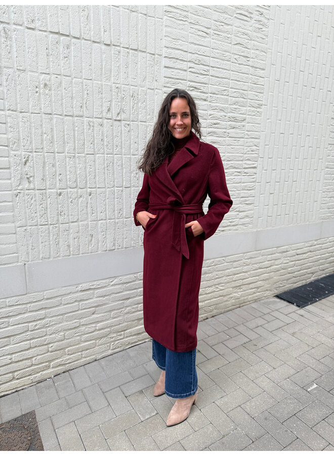 Gemma Winter Coat Burgundy