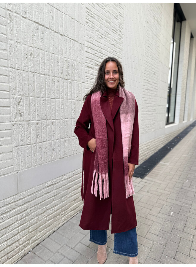 Gemma Winter Coat Burgundy