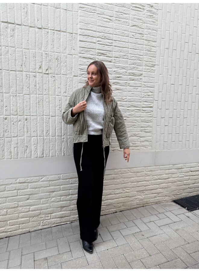 Ramona Quilted Vest Green