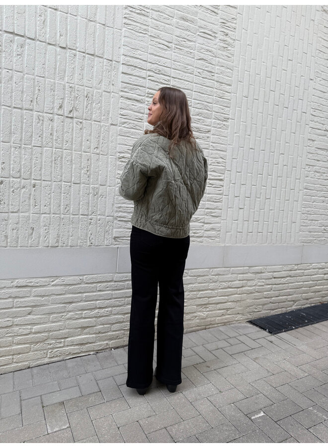 Ramona Quilted Vest Green