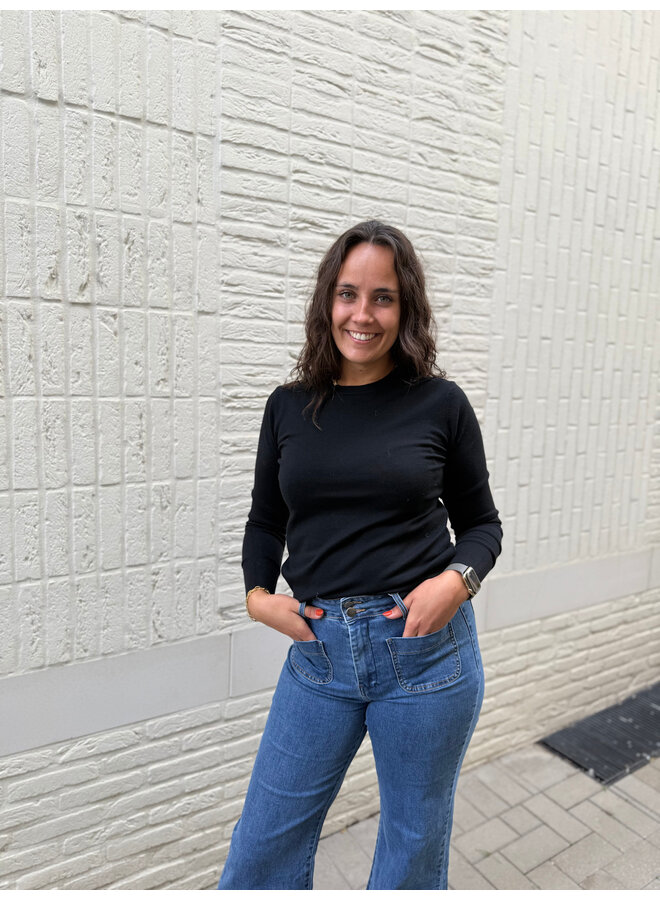 Céleste Long Sleeve T-Shirt Basic Black