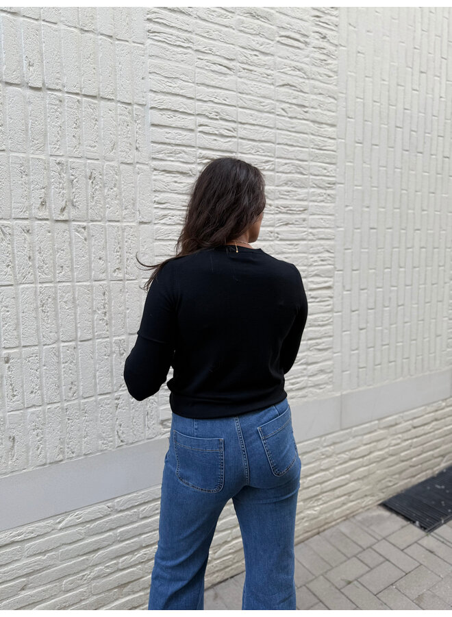 Céleste Long Sleeve T-Shirt Basic Black