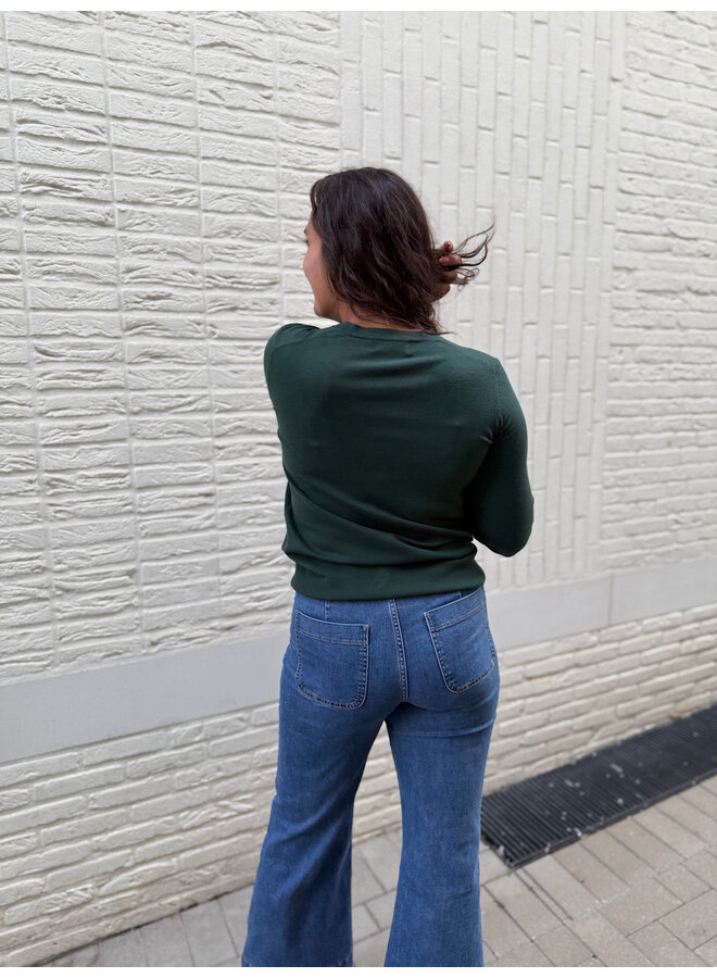 Céleste Long Sleeve T-Shirt Basic Green