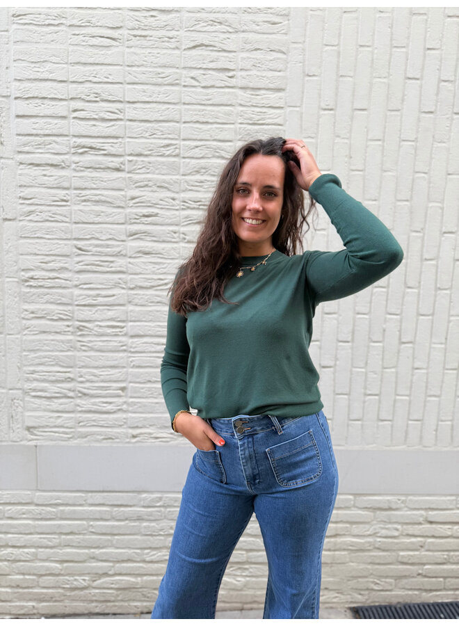 Céleste Long Sleeve T-Shirt Basic Green