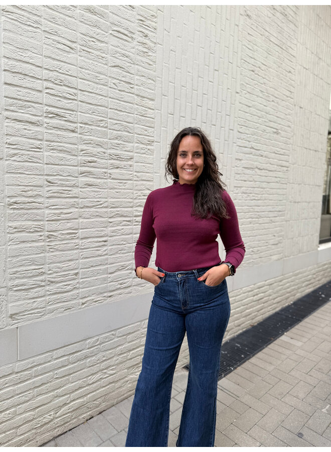 Axelle Basic Top Violet