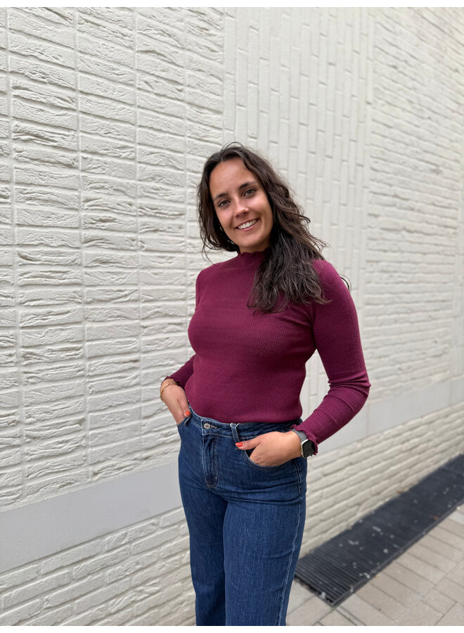 Axelle Basic Top Violet