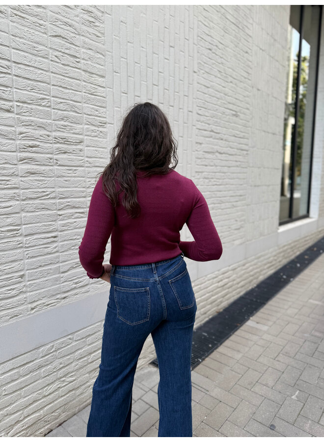 Axelle Basic Top Violet