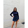 Axelle Basic Top Dark Blue