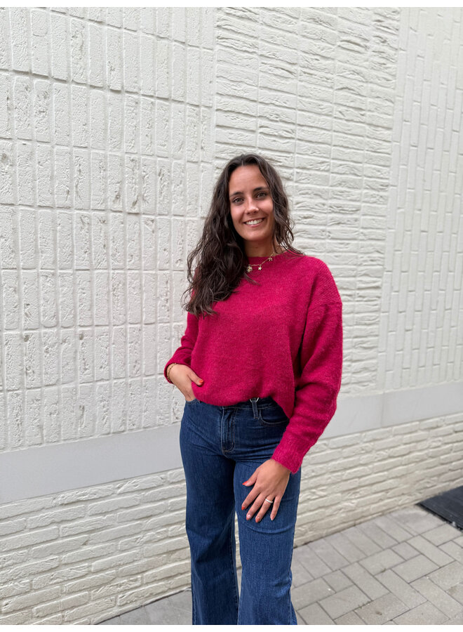 Louise Knit Fuchsia
