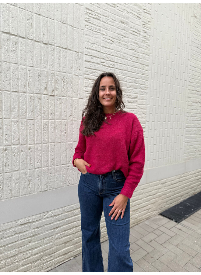Louise Knit Fuchsia