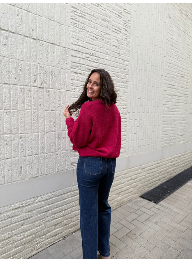 Louise Knit Fuchsia