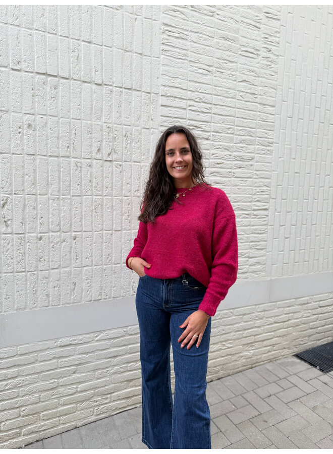 Louise Knit Fuchsia