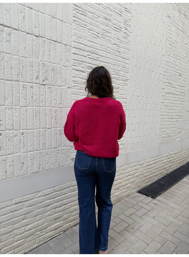 Louise Knit Fuchsia