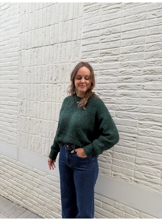 Louise Knit Dark Green