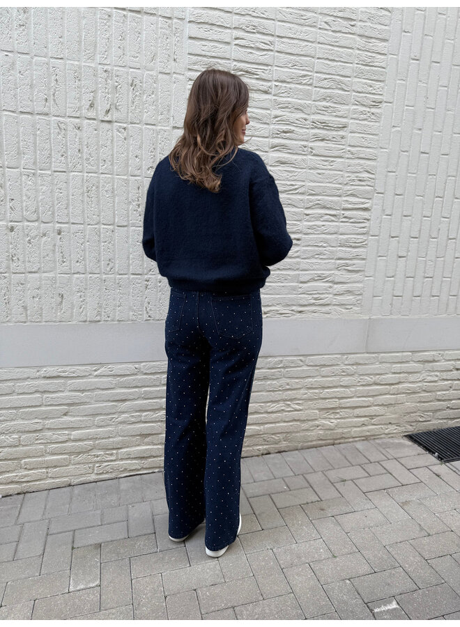 Louise Knit Dark Blue