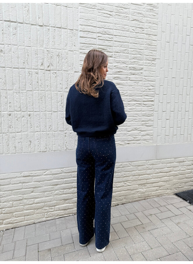 Louise Knit Dark Blue