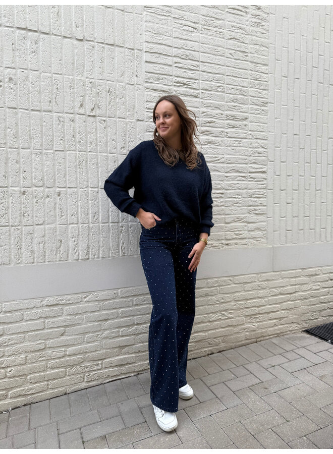 Louise Knit Dark Blue