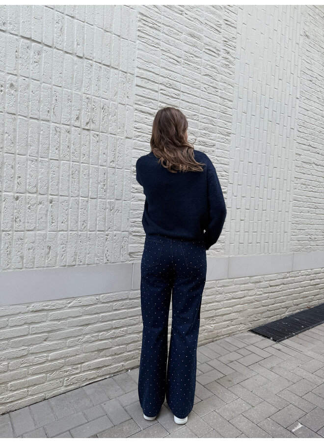 Louise Knit Dark Blue