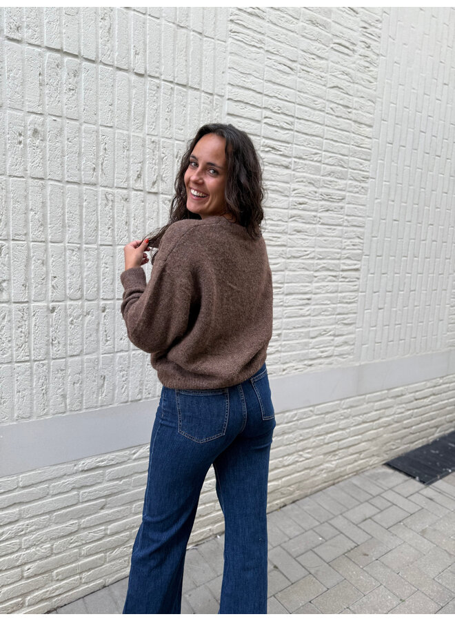 Louise Knit Dark Brown