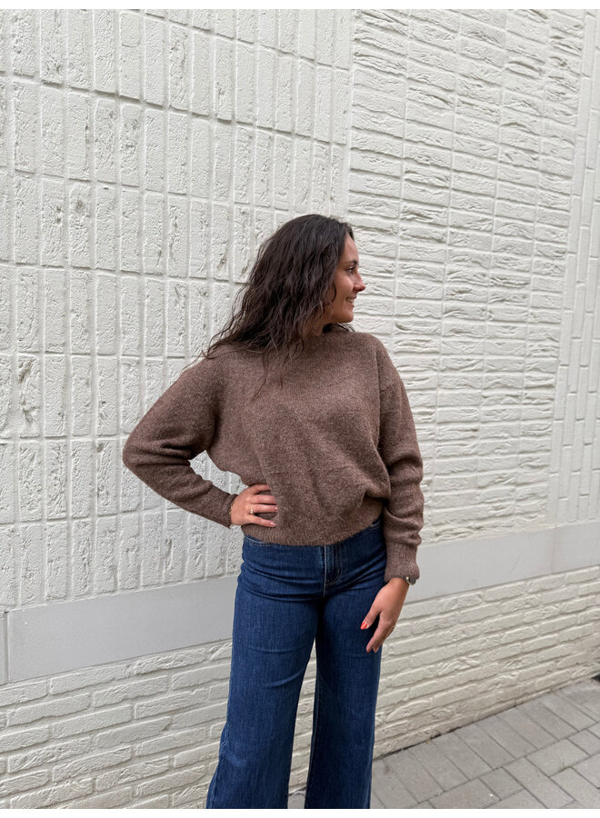 Louise Knit Dark Brown