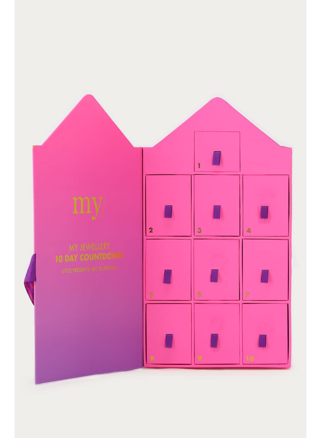 Adventskalender Luxe 10 Gifts Boutique Goud