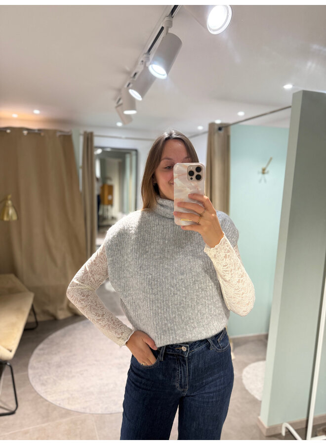 Luca Lace Top Beige
