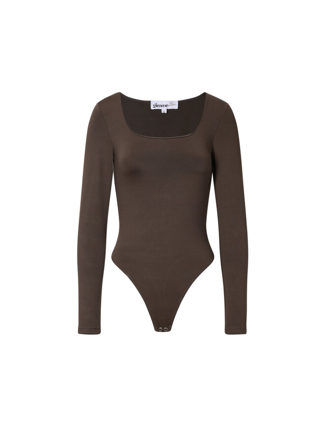 Amelia Bodysuit Brown