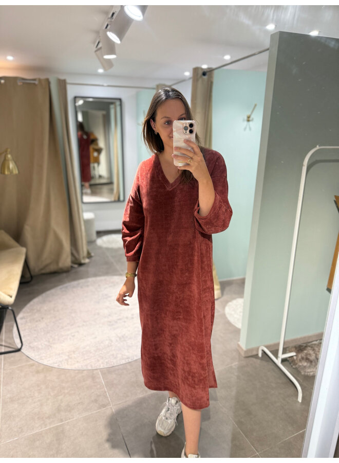 Ginny Dress Rust