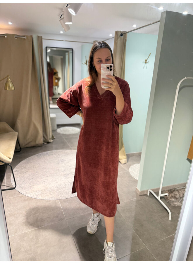 Ginny Dress Rust
