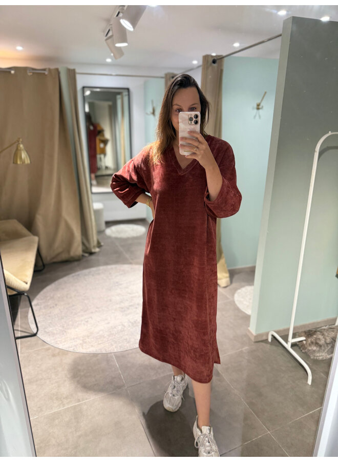 Ginny Dress Rust