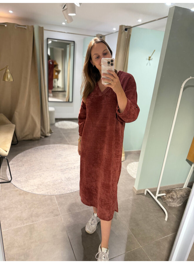Ginny Dress Rust