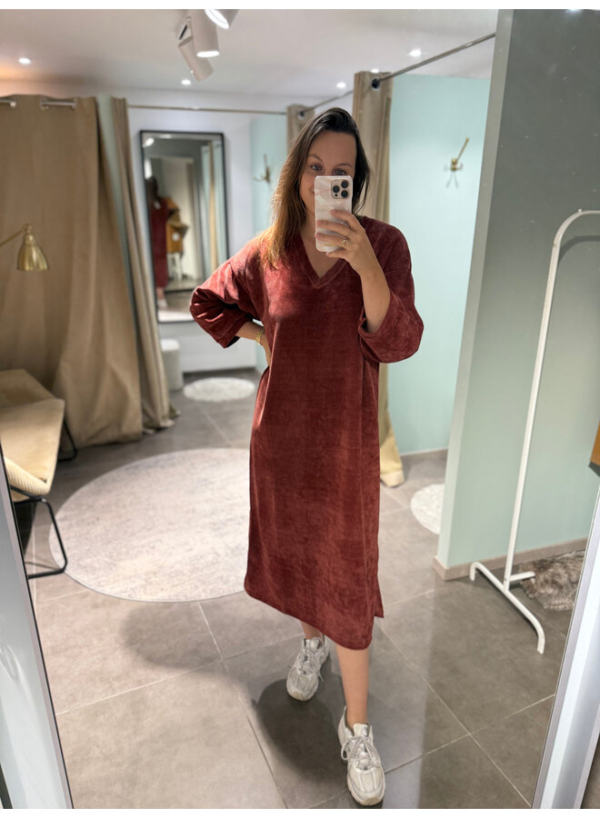Ginny Dress Rust
