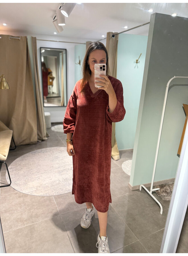 Ginny Dress Rust