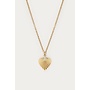 Midnight Ketting Gestreept Hart Goud